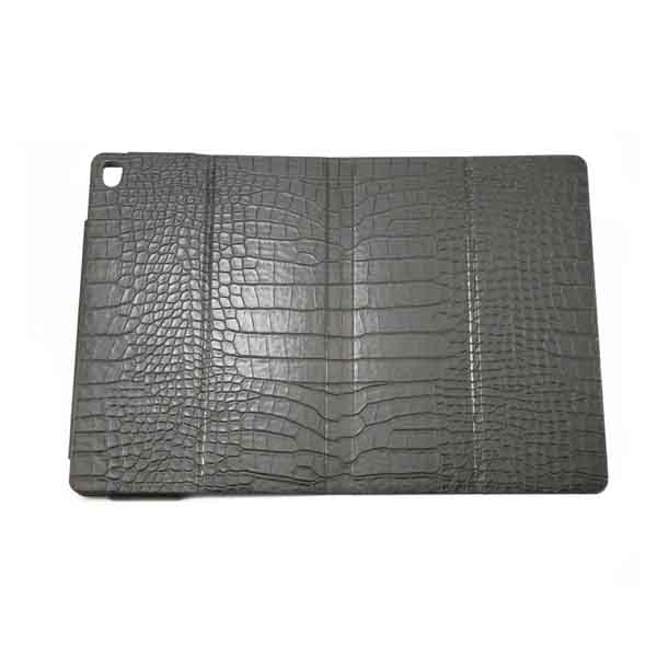 iPad Pro crocodile leather case-black