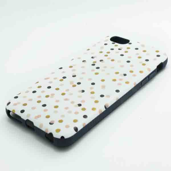 Stylish speckle iPhone 6S plastic case/cover