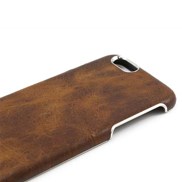 Reflying Genuine Soft Leather iPhone Case-Brown