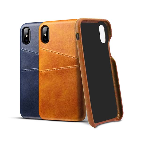 Elegant Wallet Snap-on Leather iPhone X Case