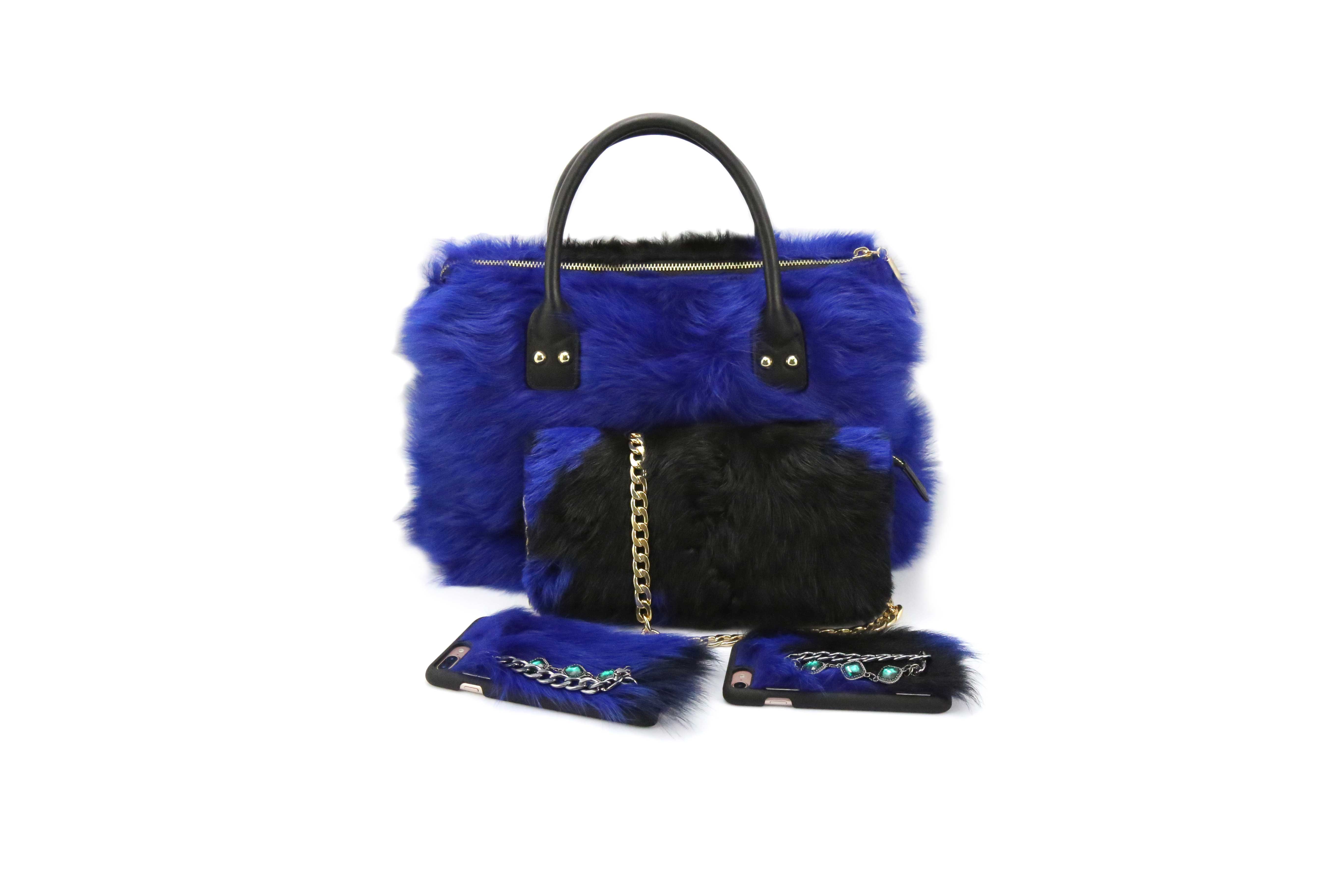 Women fur bag