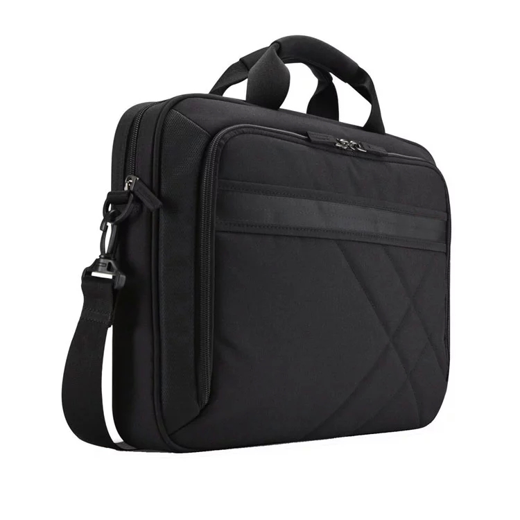 Black Laptop and Tablet Briefcase, Business 15.6 inch Free Sampl